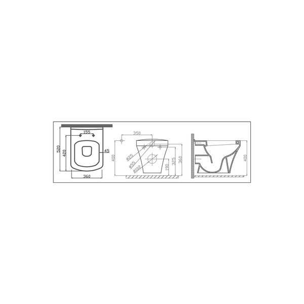 Alvit Pandora Asma Klozet + Yavaş Kapanan Klozet Kapağı - Thumbnail