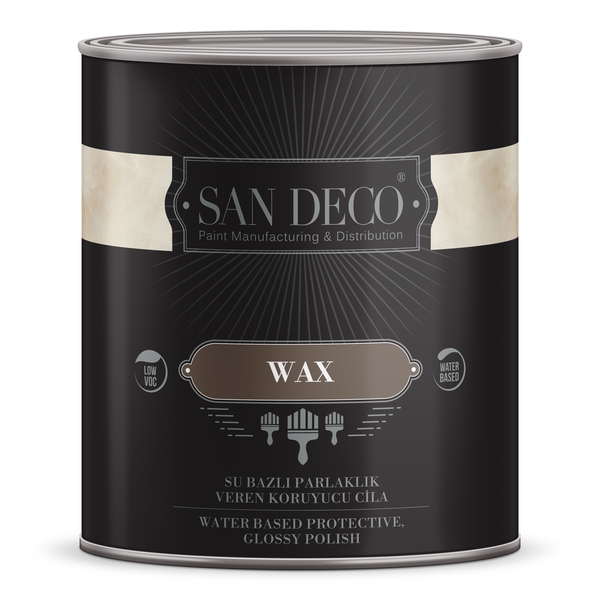 San Deco Wax Parlaklık Veren Venedik Sıva Cilası 0.5kg - Thumbnail