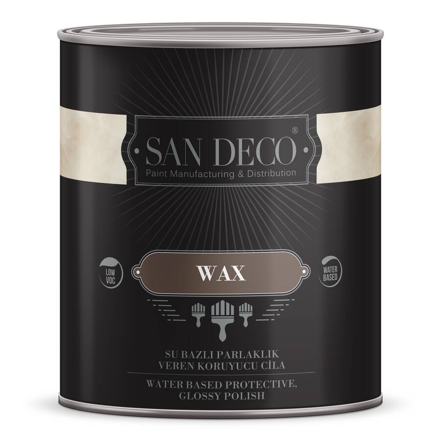 San Deco Wax Parlaklık Veren Venedik Sıva Cilası 0.5kg
